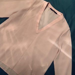 ✨Zara Blush Pink Blouse✨